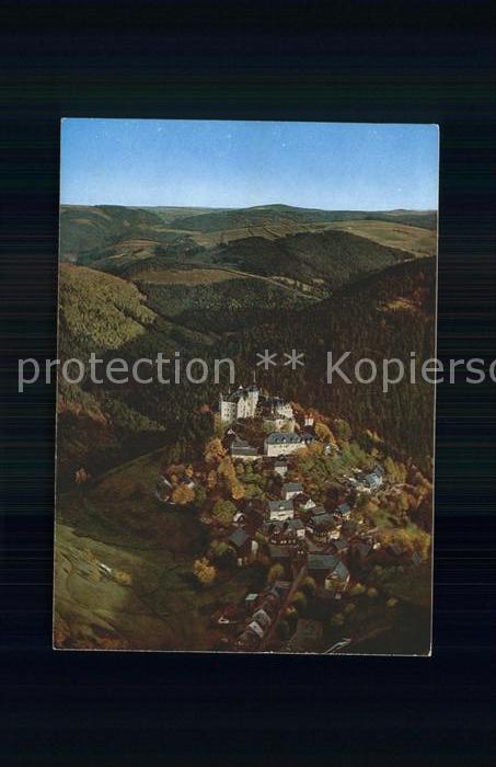 Ludwigsstadt Burg Lauenstein Fliegeraufnahme