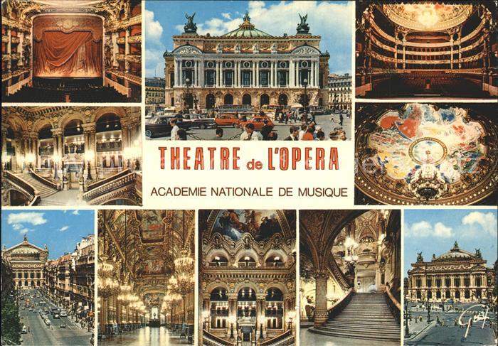 Paris et ses Merveilles Theatre de l'Opera Academie Nationale de Musique