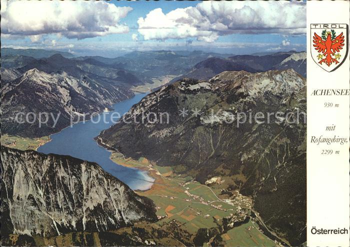 Achensee mit Rofangebirge Fliegeraufnahme