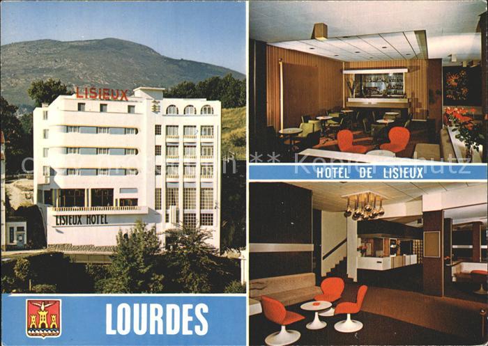 Lourdes Hautes Pyrenees Hotel de Lisieux Hotelhalle