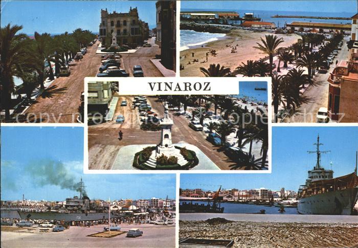 Vinaroz Paseo Generalisimo Monumento a Costa y Borras Playa y Paseo