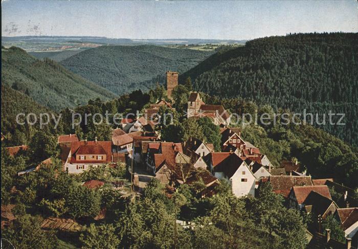 Zavelstein Panorama Kleinste Stadt Wuerttembergs