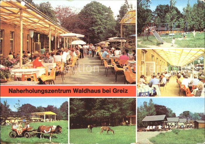 Waldhaus Greiz Naherholungszentrum Terrasse Spielplatz Ponyfahrt Wildgehege Bung