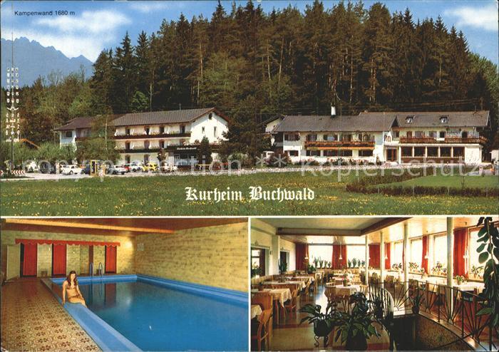 Feldwies Kurheim Buchwald Hallenbad Speisesaal