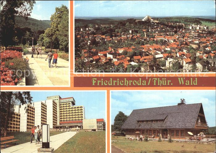 Friedrichroda Puschkinpark Adolphsblick FDGB Heim August Bebel Heuberghaus