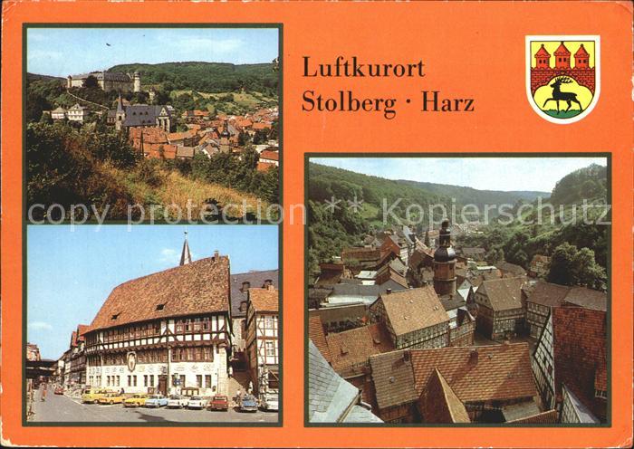 Stolberg Harz FDGB Erholungsheim Comenius Rathaus Saengerturm