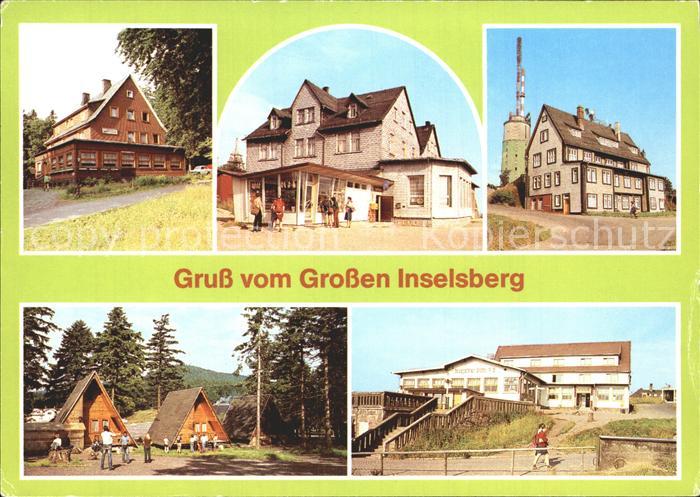 Grosser Inselsberg Haus am Reitstein Ho Gaststaette Stadt Gotha JH Theodor Neuba