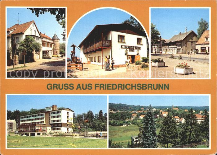 Friedrichsbrunn Harz HO Gaststaette Brockenblick FDGB Klobenberg Baude HOG Zum R