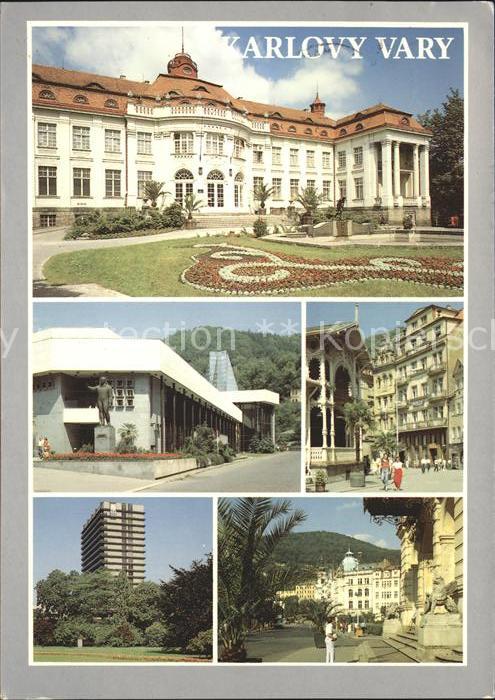 Karlovy Vary Lazne V Kolonada Gagarina Trziste Lazenske sanatorium Thermal Trida