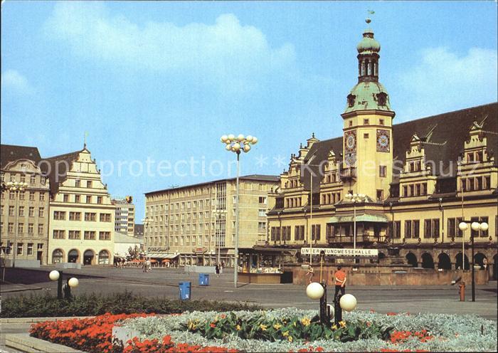 LEIPZIG Sachsen Markt und Altes Rathaus
