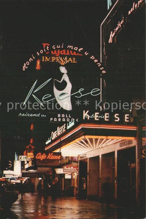HAMBURG CITY Reeperbahn Cafe Keese