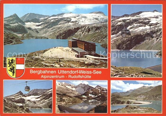 Rudolfshuette Weisssee Alpinzentrum Bergbahnen Uttendorf Weiss See Bergstation