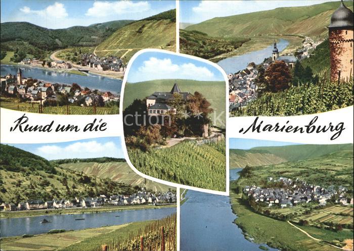 Marienburg Mosel Moselpartie mit Alf Bullay Briedel und Puenderich