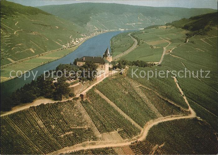 Zell Mosel Berghotel Marienburg Fliegeraufnahme