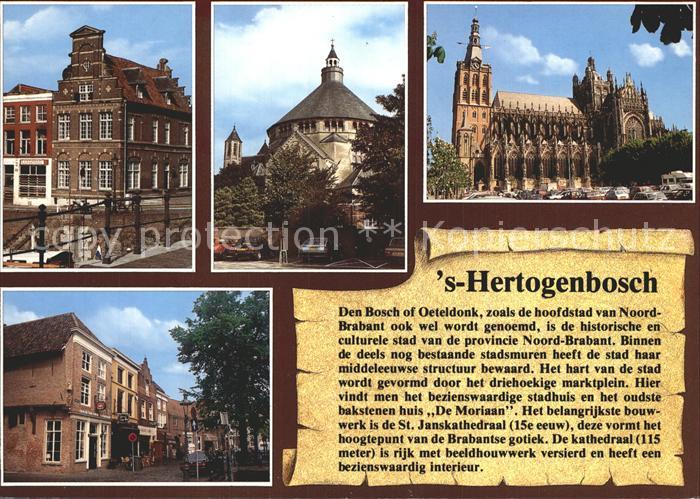 S-Hertogenbosch Stadhuis Marktplein Huis De Moriaan St Janskathedral