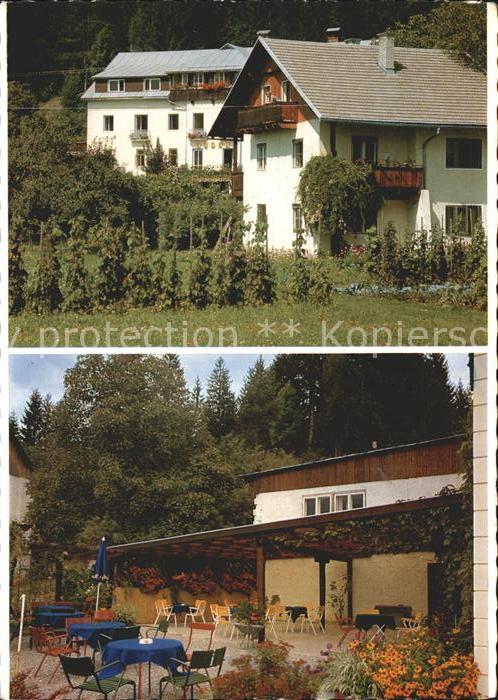 Koetschach-Mauthen Kaernten Hotel Pension Kuerschner Gartenterrasse