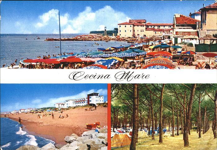 Cecina Mare Strandpartien Camping