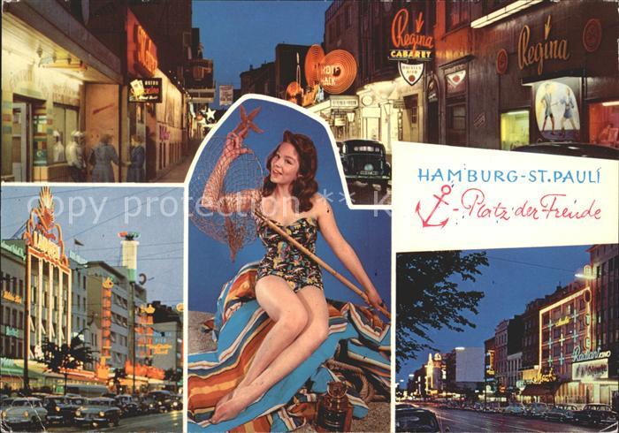 HAMBURG  CITY St. Pauli Reeperbahn bei Nacht