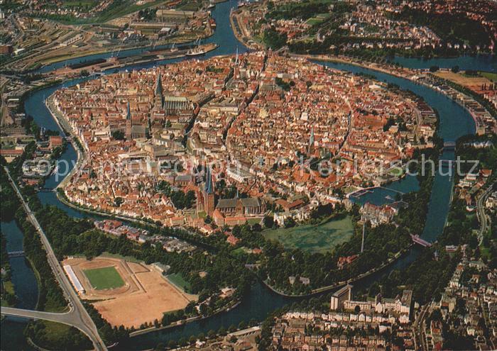 LueBECK  CITY Fliegeraufnahme
