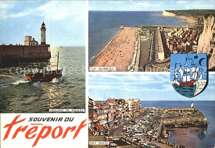 Treport Le Quais Leuchtturm Strand