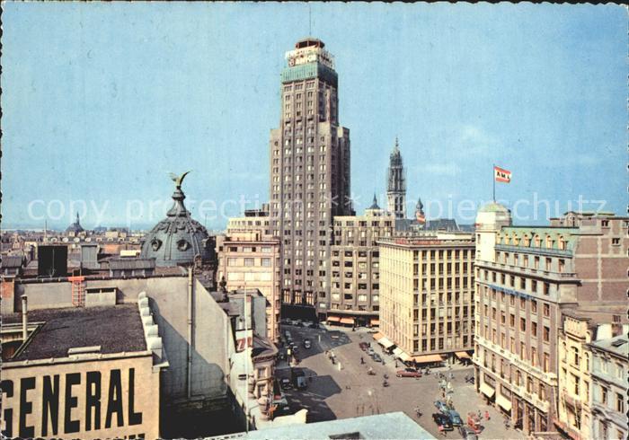 Antwerpen Anvers Meir en Boerentoren