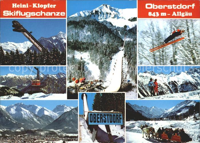 Oberstdorf Skiflugschanze Heini-Klopfer Pferdeschlitten