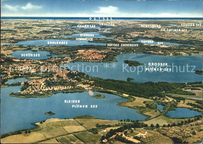 Ploen See Seen Fliegeraufnahme