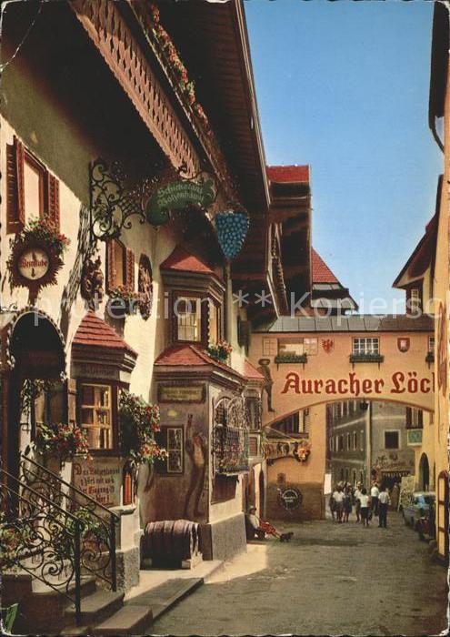 Kufstein Tirol Roemerhofgassse Restaurant Auracher Loechl