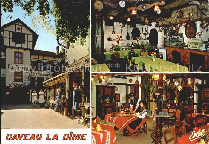 Riquewihr Haut Rhin Caveau la Dime Restaurant