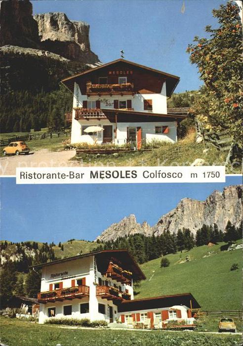 Colfosco Restaurant Bar Mesoles