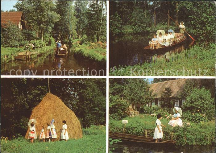 Spreewald Tracht und Boote