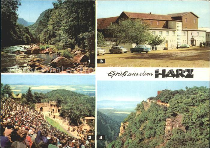 Harz Bodetal Bergtheater bei der Thale Berghotel Rossstrappe