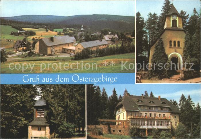 Schellerhau Waldkapelle-Oberbaerenburg Glockenspiel-Baerenfels