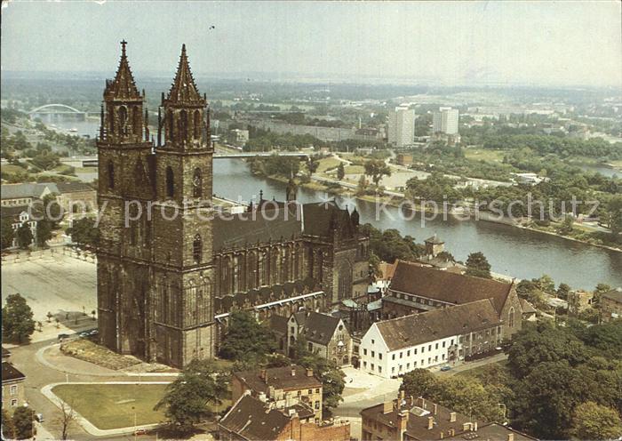 MAGDEBURG CITY Fliegeraufnahme Dom