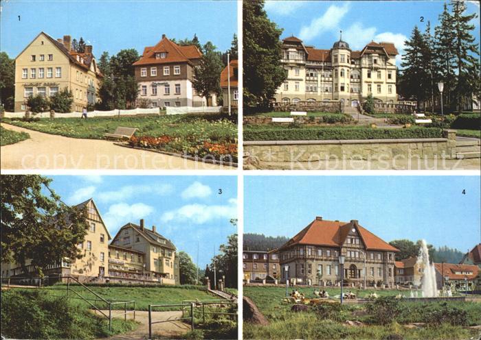 Schierke Harz Kurpark Erholungsheim Franz Mehring Kurpark