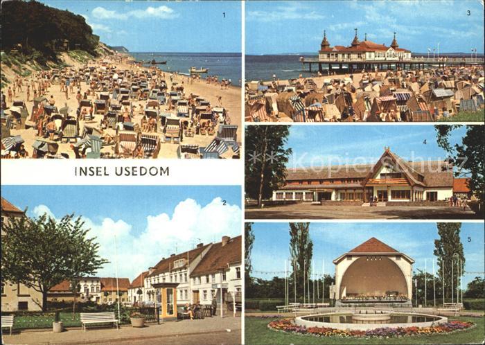 Ahlbeck Ostseebad Seebruecke Ueckeritz Usedom Strand