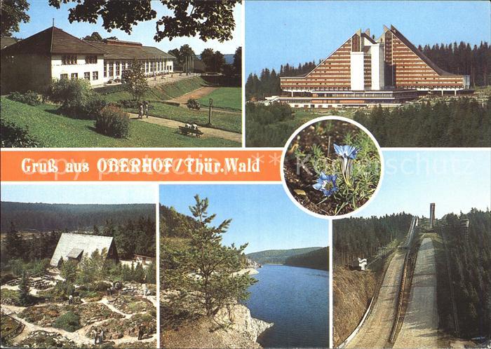 Oberhof Thueringen Hotel Panorama Ohra-Talsperre Skischanze am Rennsteig