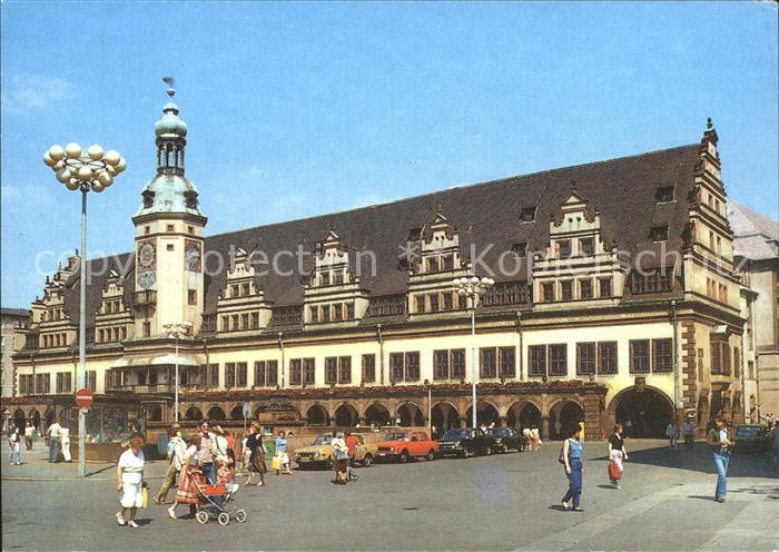LEIPZIG Sachsen Rathaus Markt