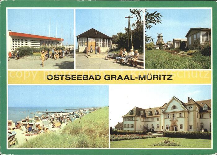 Graal-Mueritz Ostseebad Strand Muehle Cafe Seeblick Sanatorium Richard Assmann