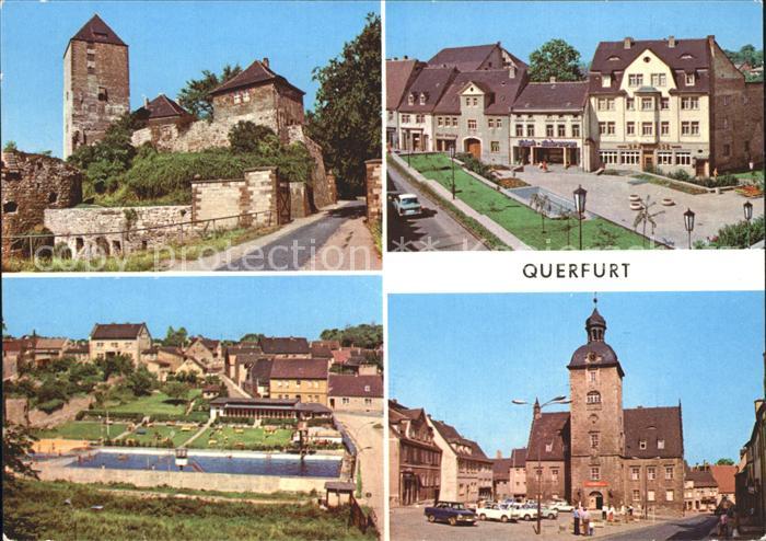 Querfurt Sachsen-Anhalt Dreicek Burg Bad Rathaus