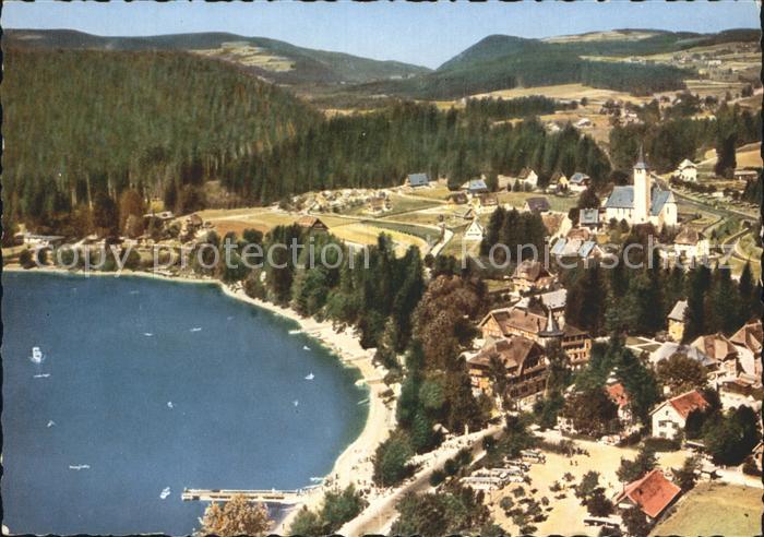 Titisee-Neustadt Fliegeraufnahme mit See