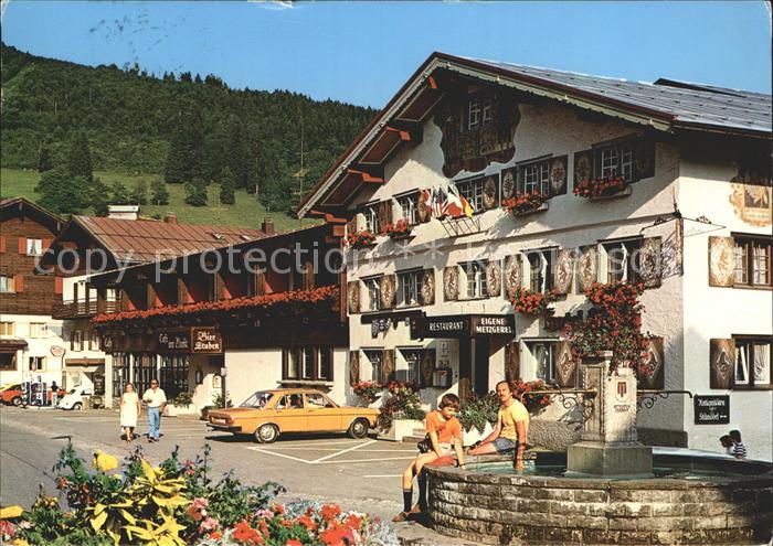 Oberstaufen Oberallgaeu Bayern Marktplatz