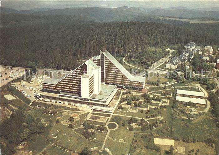 Oberhof Thueringen Fliegeraufnahme Interhotel Panorama
