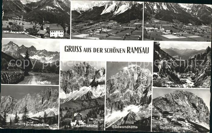 Ramsau Dachstein Steiermark Hechau Suedwandhuette Guttenberghaus