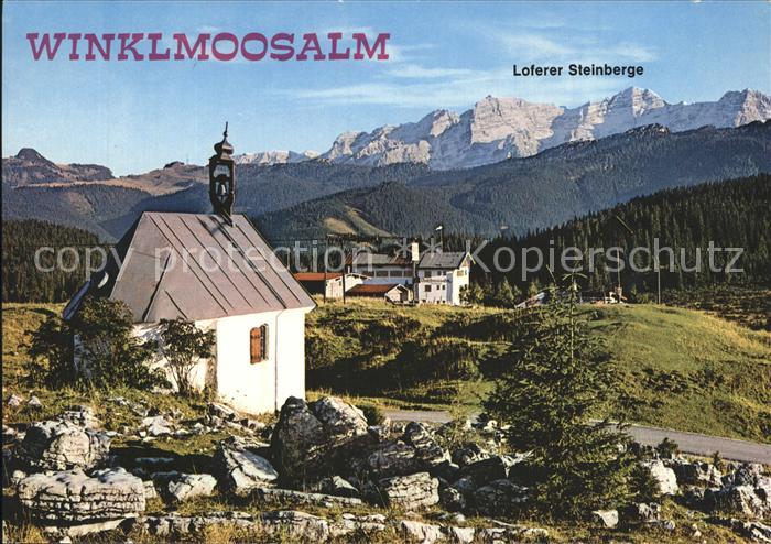 Reit Winkl Winklmoosalm Loferer Steinberge