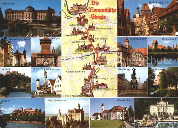 Augsburg Neuschwanstein Dinkelsbuehl Feuchtwangen