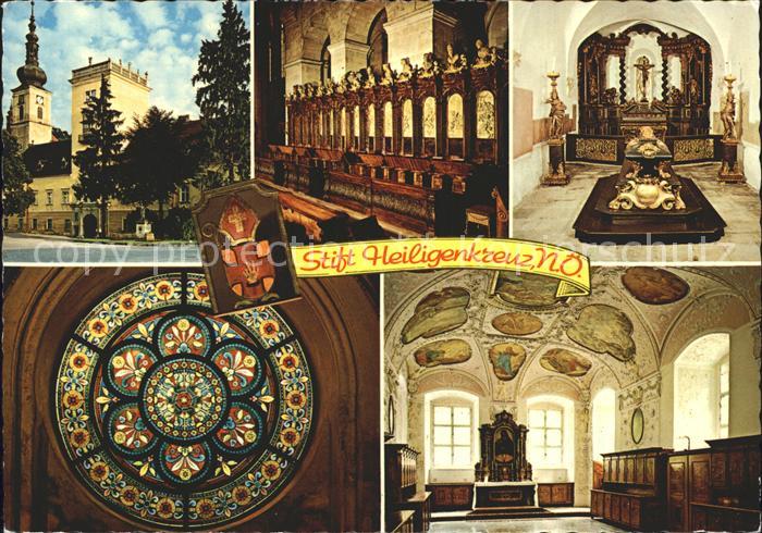 Heiligenkreuz Niederoesterreich Cistercienser Abtei Chorgestuehl Totenkapelle Sa