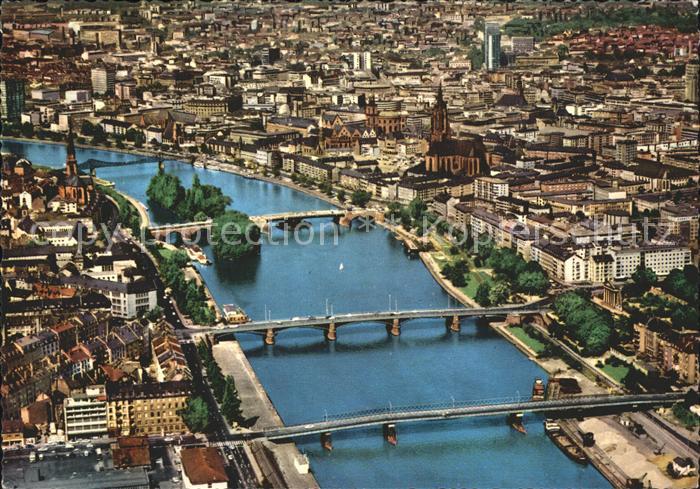 Frankfurt Main Fliegeraufnahme