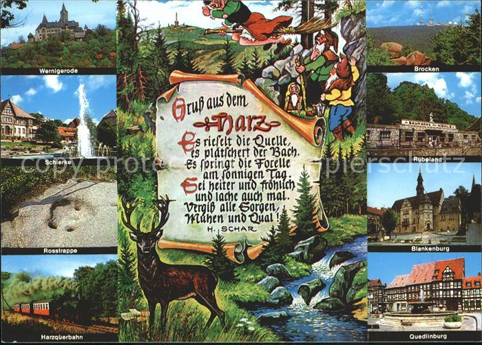 Wernigerode Harz Blankenburg Ruebeland Harzquerbahn