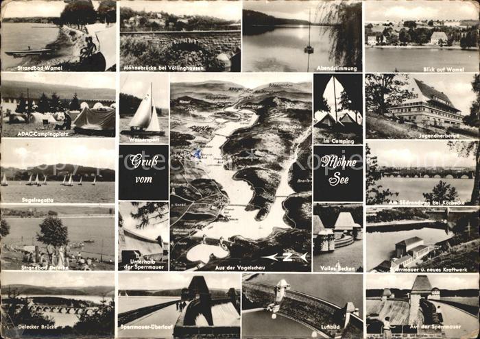 Moehnesee Segelregatta ADAC- Campingplatz Jugendherberge